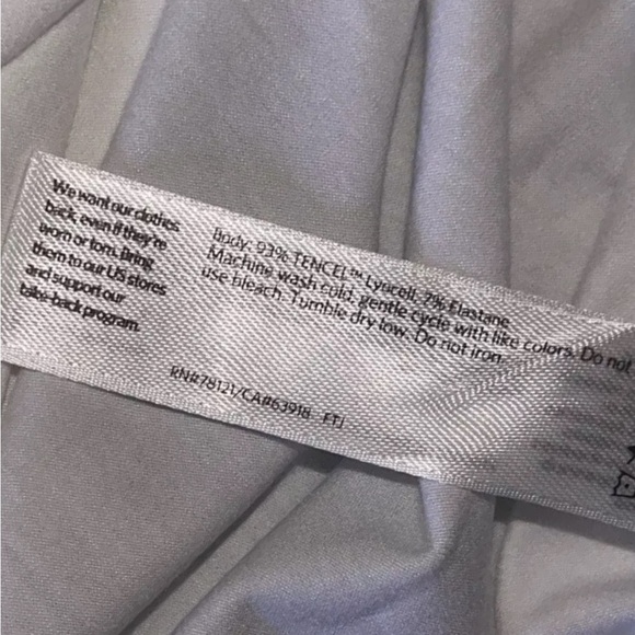 Eileen Fisher White A line T-Shirt Dress - Picture 6 of 6